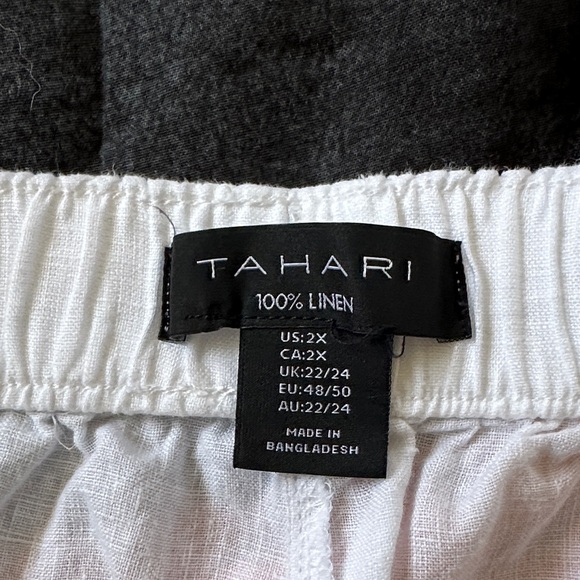 Tahari Women's Crisp White Athletic Shorts - Picture 2 of 6